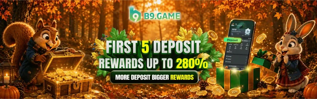 Real Deposit Bonus In B9 Game