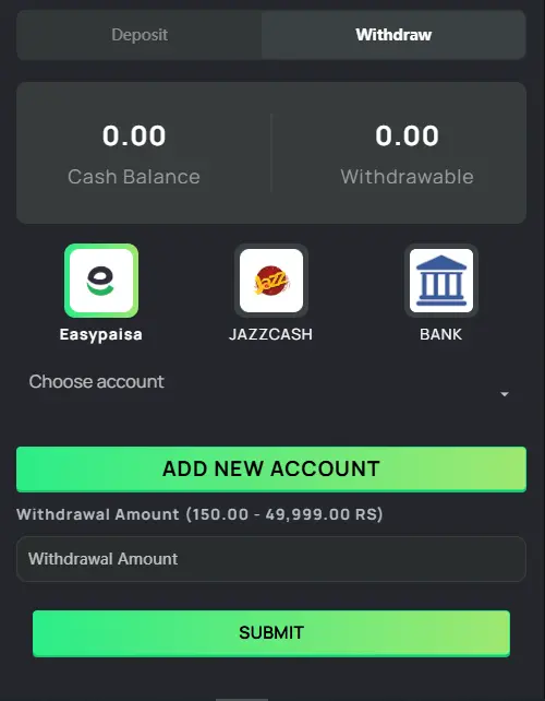 Real Withdraw Methods In B9 Game